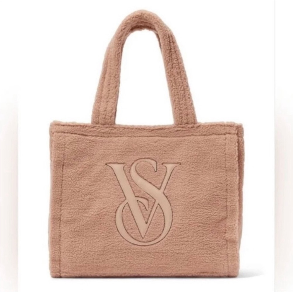 Victoria Secret Teddy Sherpa Tote Bag